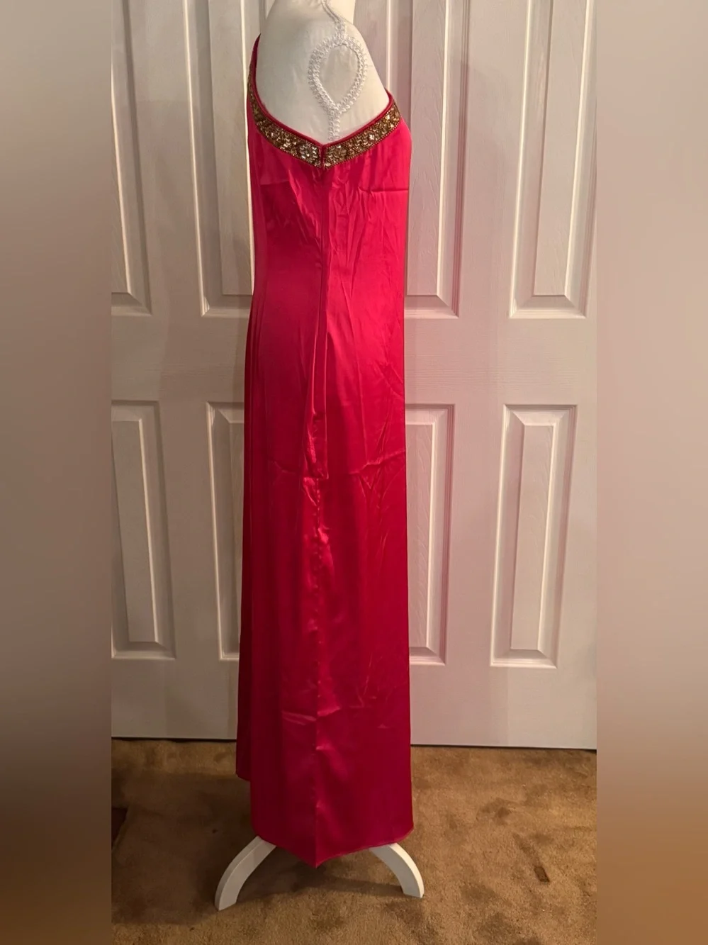 NICOBLU - ISADORA ONE-SHOULDER GOWN WITH EMBELLISHMENT